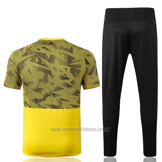 Chandal del Manchester City Manga Corta 2019-2020 Amarillo